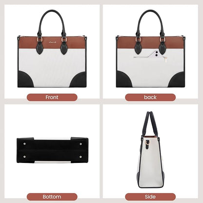 LOVEVOOK Laptop Bag for Women 15.6 lnch, Waterproof Laptops Tote Bags for Womens - Image 9