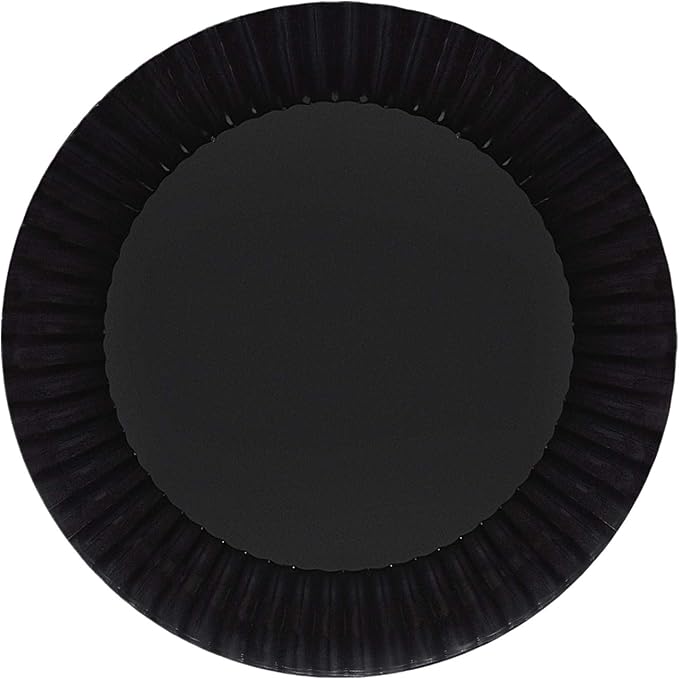 Party Essentials Deluxe Quality Hard Plastic 40 Count Party/Dinner Plates by PartyEssentials