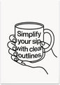 Minimalist Coffee Mug by Unknown
