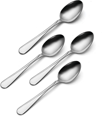 Oneida Silverware Set, Flight Everyday Flatware Dinner Spoons Set, Service - Image 2