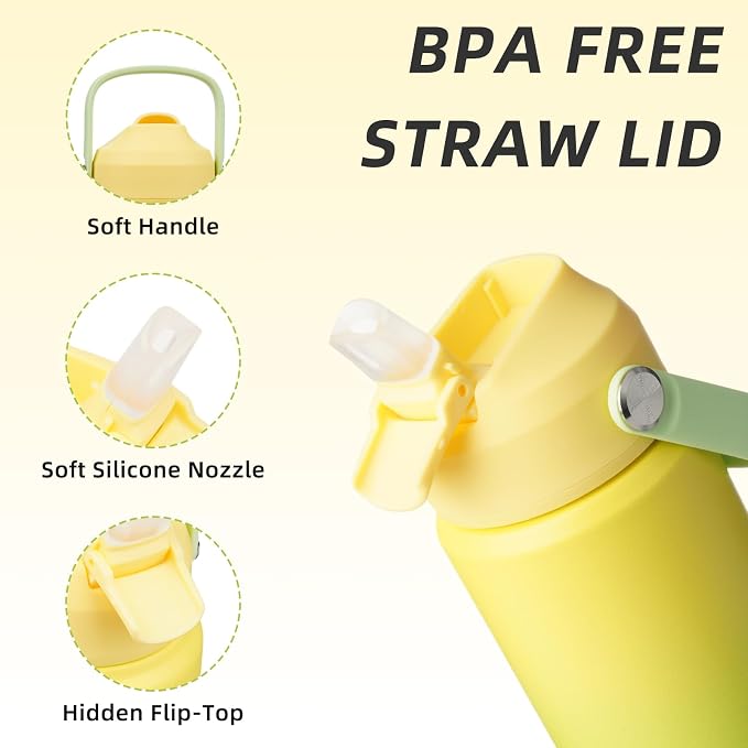 BJPKPK 18oz Insulated Water Bottle, Stainless Steel Bottle - Image 2