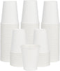 8 oz Coffee Cups 100 Pack, Disposable Paper Cups 8 oz, Hot Beverage Drinking by ECOEXTRA