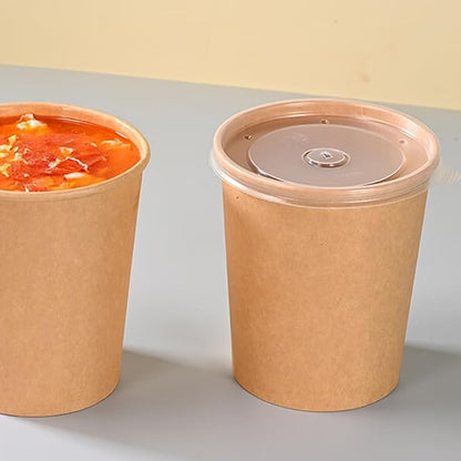 80 Pack Paper Soup Containers - Image 7