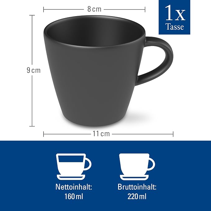 Villeroy & Boch Manufacture Rock Collection Small, Demitasse Coffee Cup - Image 4