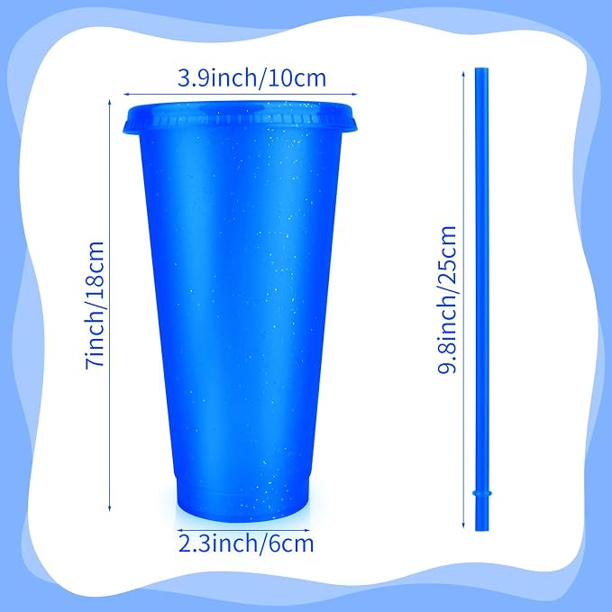 Hxezoc 16 Pieces Reusable Cups - Image 2