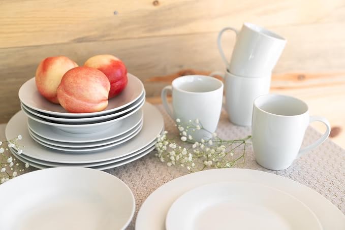 10 Strawberry Street Simply Round 16 Piece Dinnerware Set - Image 6
