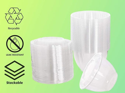 Disposable Plastic Salad Bowls - Image 4