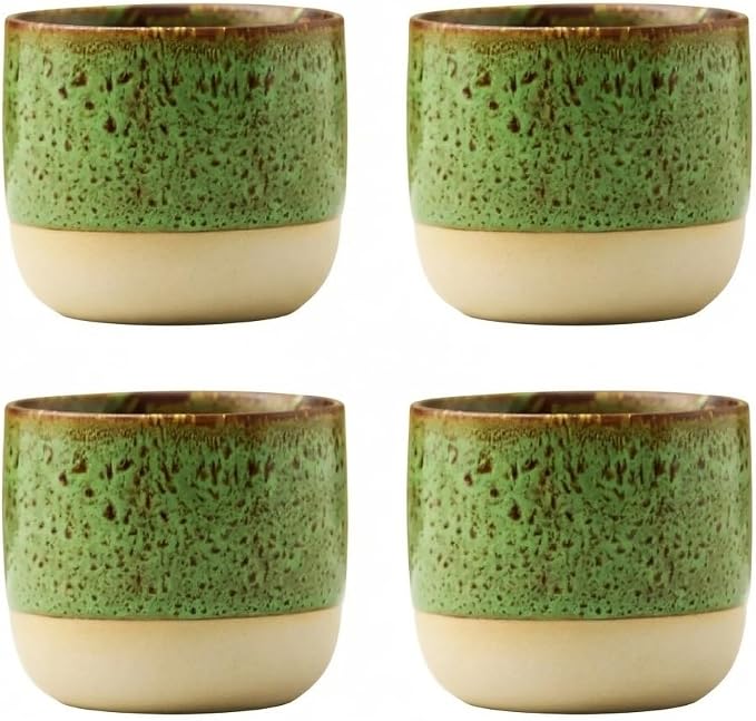 Ceramic Tea Cups 7oz Japanese Style Ceramic Tea Set, Tea Cup, Herbal Tea Coffee by chooguang