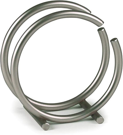 Spectrum Diversified Euro Round Napkin Holder, Satin Nickel, Model Number: 50278 - Image 4
