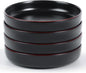 famiware Mercury Pasta Bowls Set of 4, 33 oz Large Salad Bowls, Lead-free and by Famiware