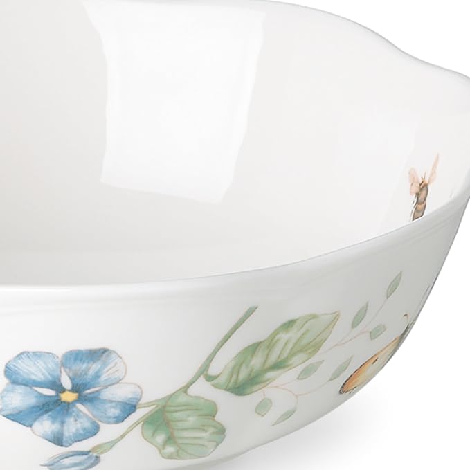 Lenox Butterfly Meadow All-Purpose Bowl, Salad Bowl | Dishwasher safe | - Image 4