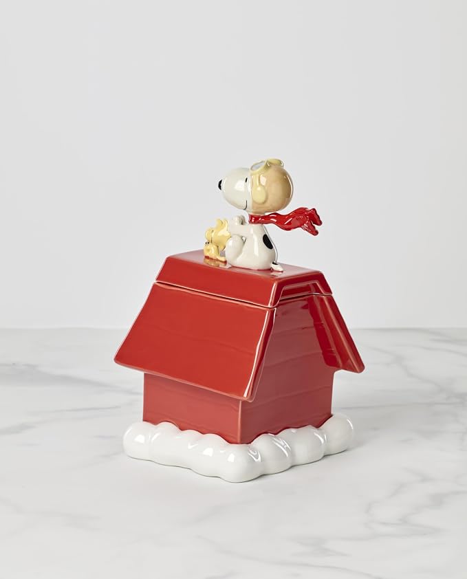 Lenox Chef Snoopy Figural Cookie Jar - Image 4