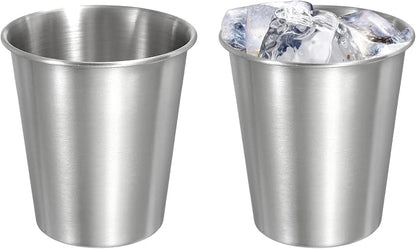 uxcell 2 Pcs Stainless Steel Cups, 10oz/300ml Metal Cups Double Wall Tumbler by uxcell