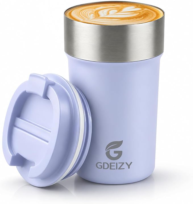 17oz Insulated Travel Coffee Mug, Stainless Steel Cup by Unknown