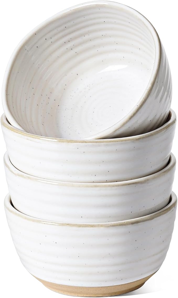 LE TAUCI Small Bowls 10 oz, Ice Cream Bowl, Ceramic Stoneware Bowl, Bowls Set by LETAUCI