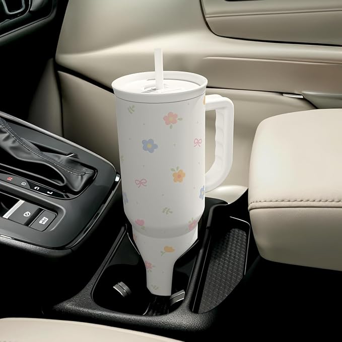 Floral 40oz Slider Tumbler - Image 8
