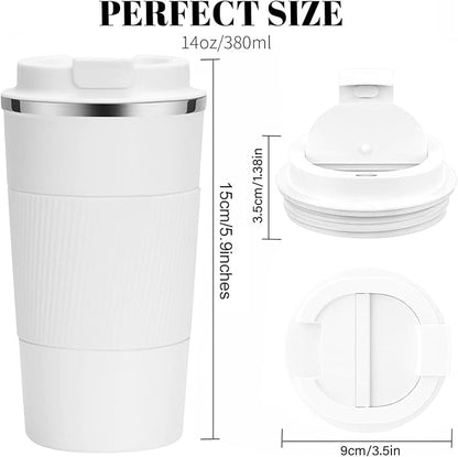 Insulated Travel Coffee Mug, Stainless Steel Coffee Cup - Image 3