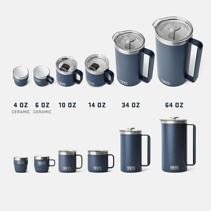 YETI Rambler 14 oz Ceramic Lined Stackable Mug, Vacuum Insulated, Stainless - Image 9