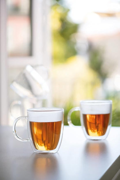 Bodum 15oz Bistro Double Wall Insulated Mug, High-Heat Borosilicate Glass - Image 3