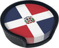 Dominican Flag Coasters for Drinks by Unknown