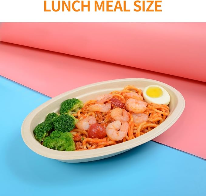 28 oz Oval Paper Bowls 100 Pack - Image 6