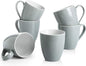 DOWAN Coffee Mugs, 17 Oz Coffee Mug Set of 6, Corrugated Tea Mugs by DOWAN