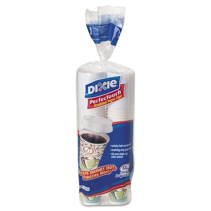 Dixie 5342COMBO600 Paper Hot Cups & Lids Combo Bag - Image 2