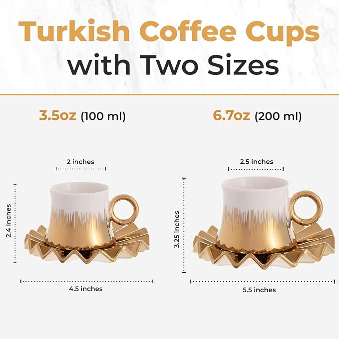Turkish Coffee Cup Set of 6 - Image 3
