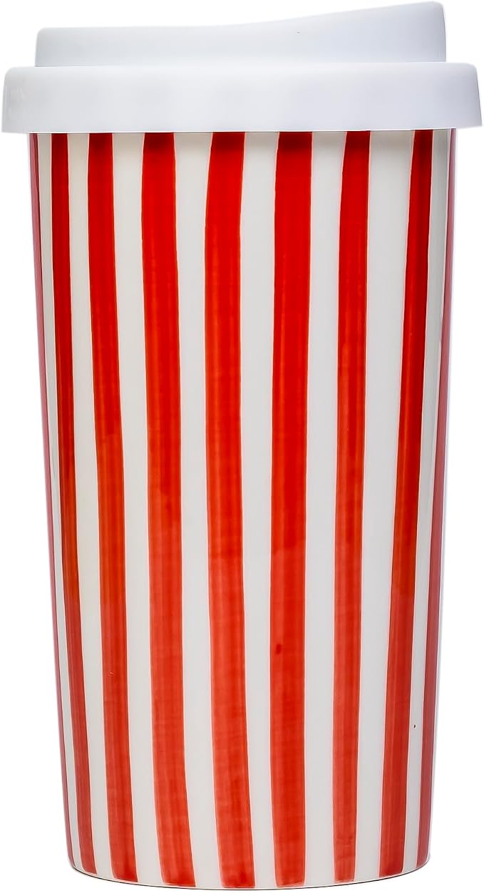 Ceramic Travel Mug with Lid – Stylish Coffee Cup - Image 3