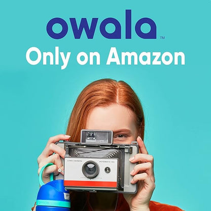 Owala FreeSip Stainless Steel Water Bottle 40 oz Dreamy Field - Image 6