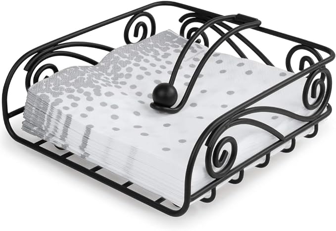 Spectrum Scroll Weighted Napkin Holder - Image 4