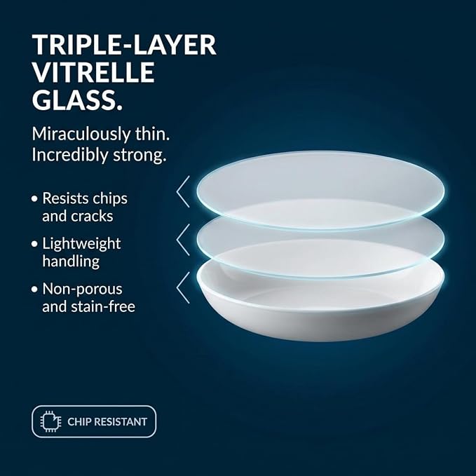 Corelle 4-Pc Versa Bowls for Pasta Salad and More, Service for 4, Durable and - Image 4