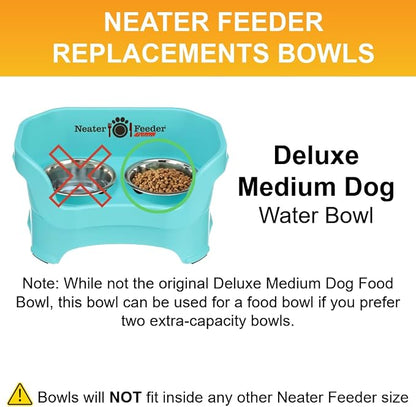 Neater Pet Brands 5 Cup Stainless Steel Dog Bowls, 1 Single Neater Feeder - Image 4