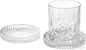 Glass Coasters Round Cup Mat, Decorative Wine Bottle Coaster, Crystal Drink by Unknown