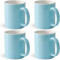 12 oz Cup, Plain Gloss Light Blue Ceramic Coffee Mug by Momugs