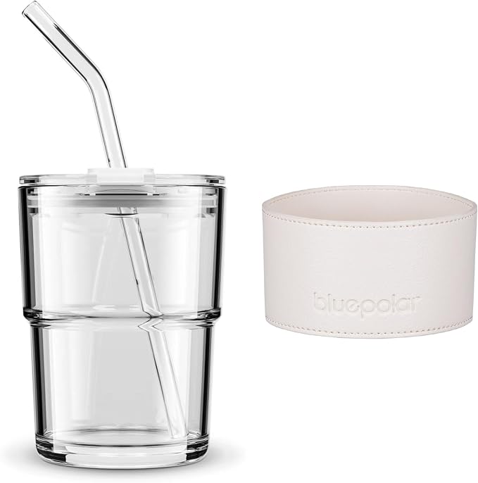 BLUEPOLAR 13 oz Tumbler Water Glass, Water Bottle by BLUEPOLAR