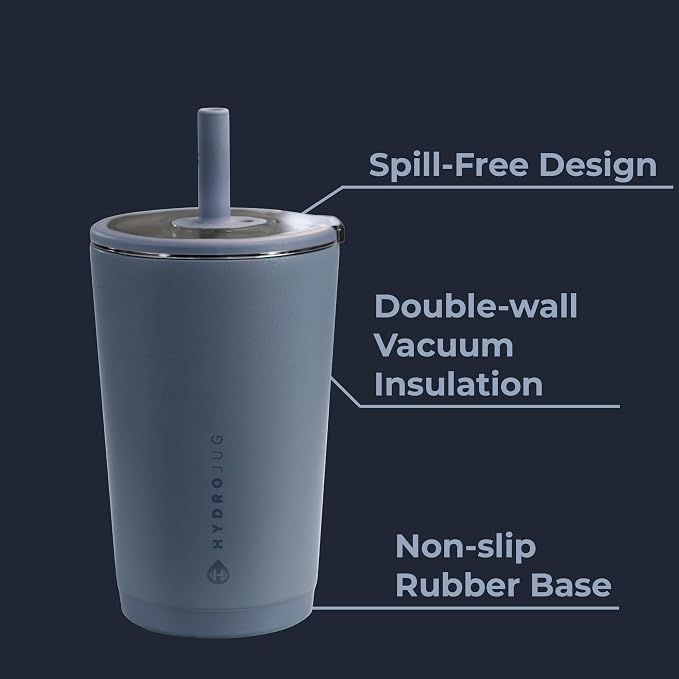 HydroJug Everyday Tumbler 14 oz, Ceramic-Lined Straw Cup - Image 3