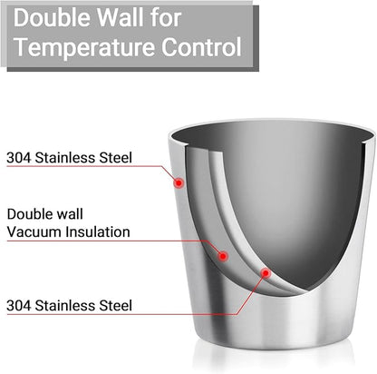 Beasea Stainless Steel Cups 6 oz, 4 Pack Small Stainless Steel Tumbler Bulk - Image 3
