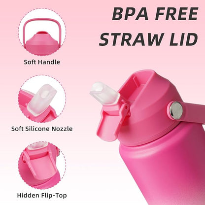 BJPKPK 24oz Insulated Water Bottle, Stainless Steel Bottle - Image 2