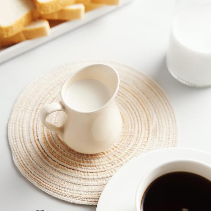Gurygo 4 Ounce Ceramic Creamer Pitcher - Image 6
