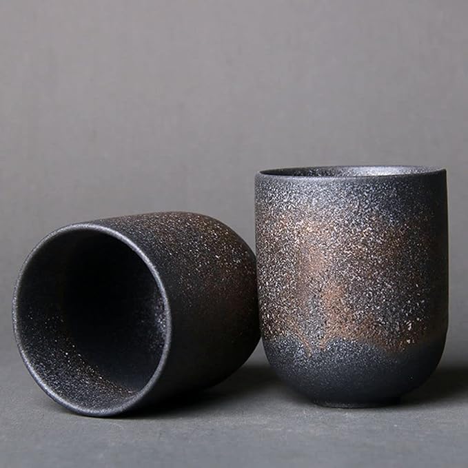 130ML Ceramic Tea, Kung Fu Cups Chinese Tea Cup, Japanese Style Handle-Less - Image 2