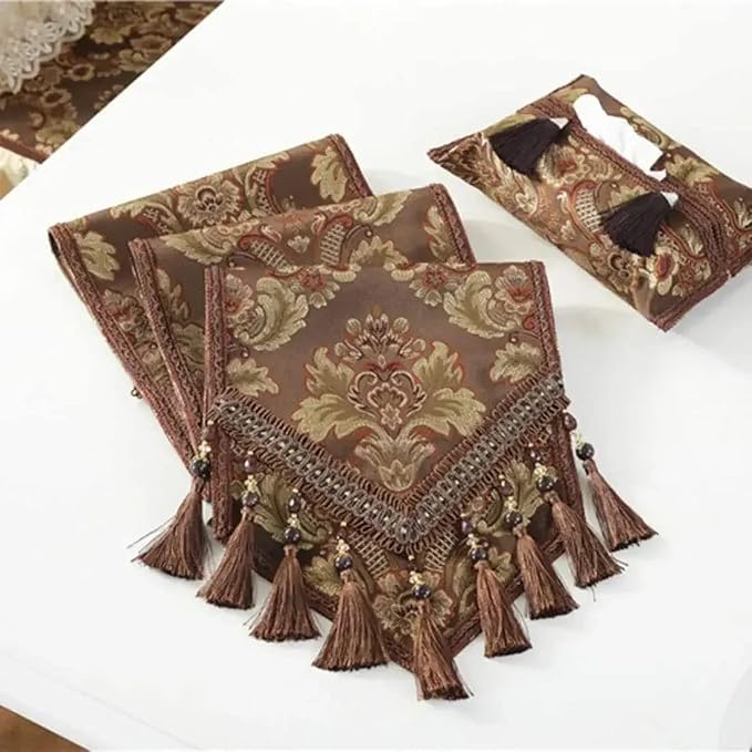 French Country Luxury Floral Pattern Table Runner - Image 2