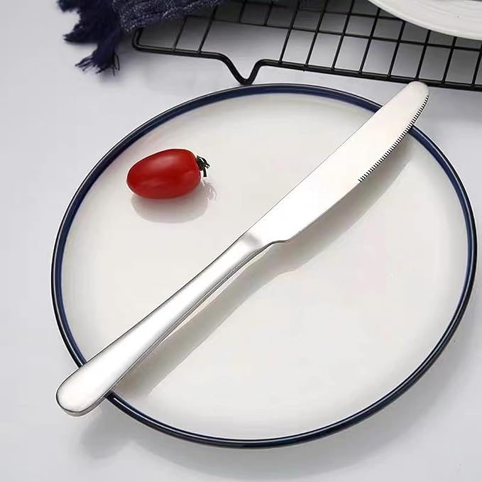 Stainless steel butter knife, dinner knife, suitable - Image 2