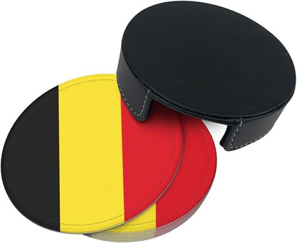 Belgian Flag Coasters for Drinks - Image 9