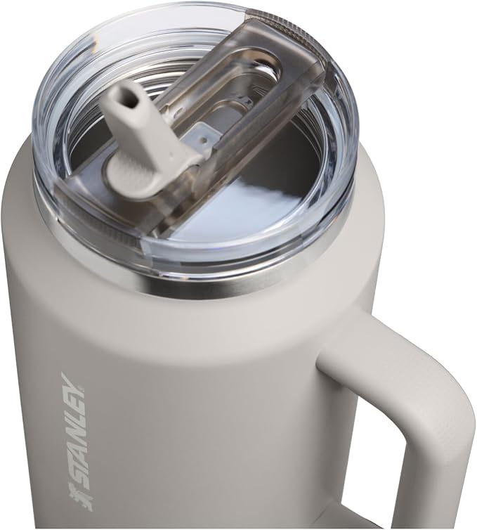 STANLEY Quencher ProTour Flipstraw Tumbler, 64 oz, Ash | Built-In Straw & - Image 2