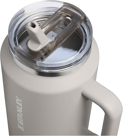 STANLEY Quencher ProTour Flipstraw Tumbler, 64 oz, Ash | Built-In Straw & - Image 2