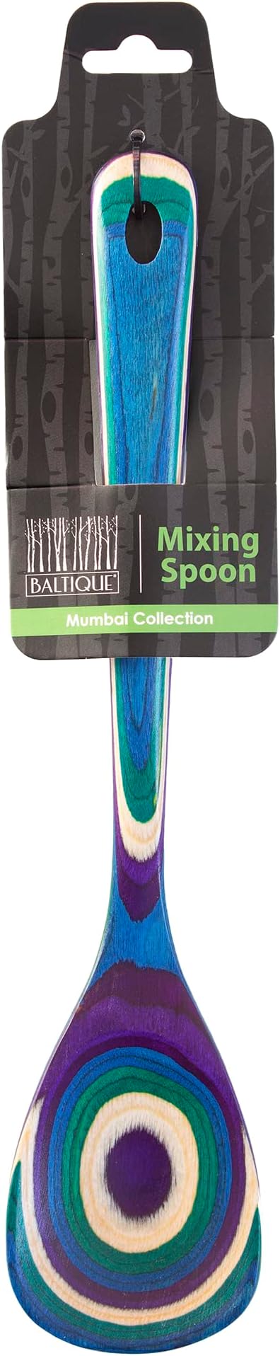 Totally Bamboo Baltique Mumbai Collection 12-1/2" Wooden Cooking Spoon - Image 5
