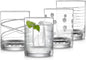 Joeyan Hand Blown Etched Whiskey Glasses, Old Fashioned Tumblers by JoeyanHousehold