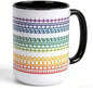 Funny Coffee Mugs for Women Men, 15oz Hidden Message Ceramic Cup | Secret by YKSINX