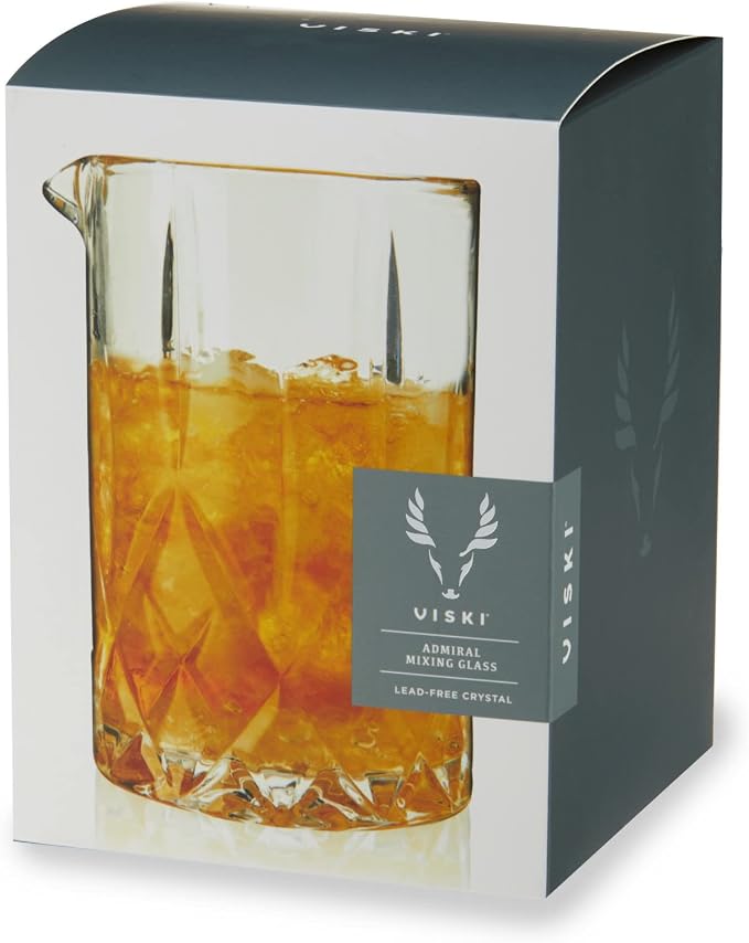 Viski Crystal Cocktail Mixing Glass - Image 9